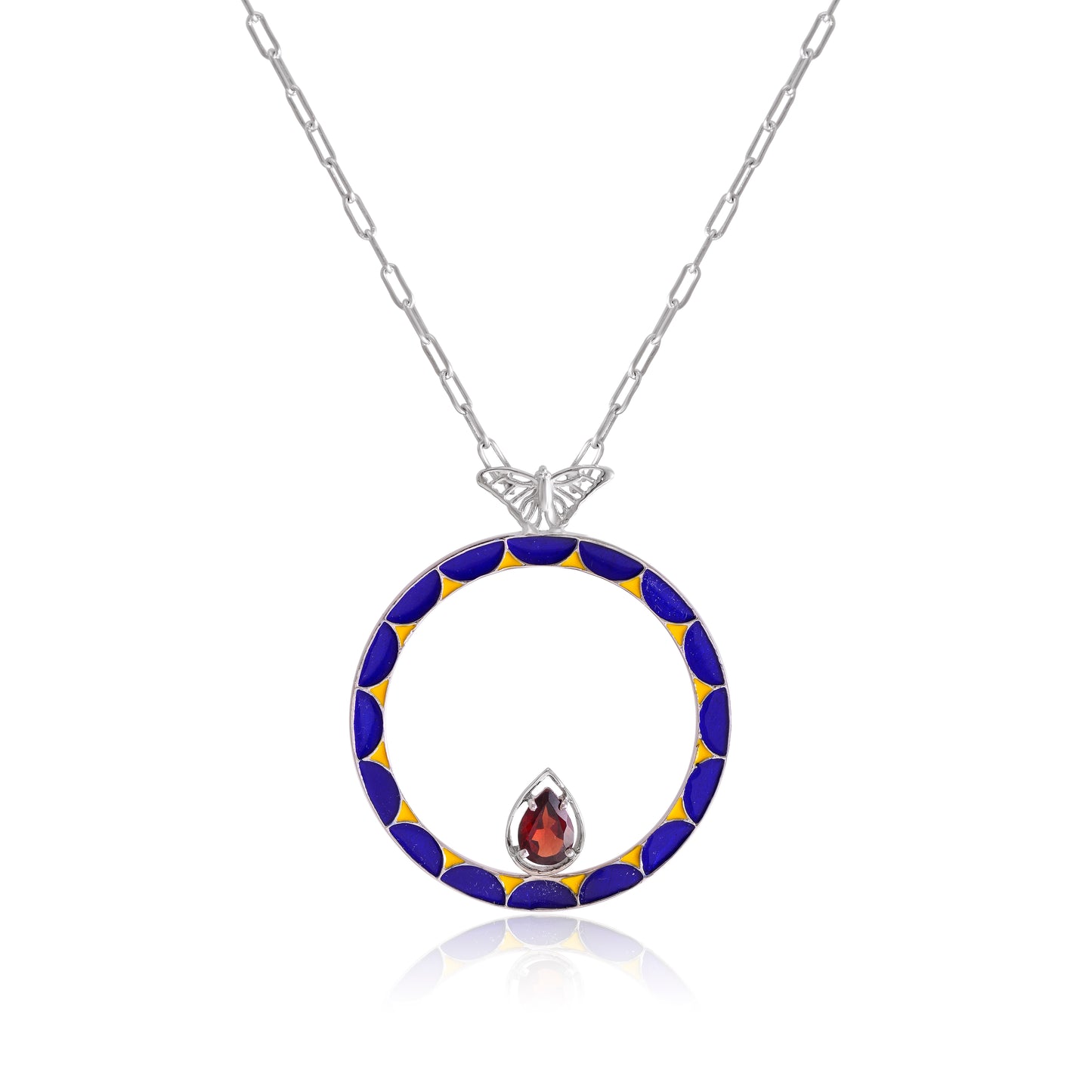 Celestial fire pendant