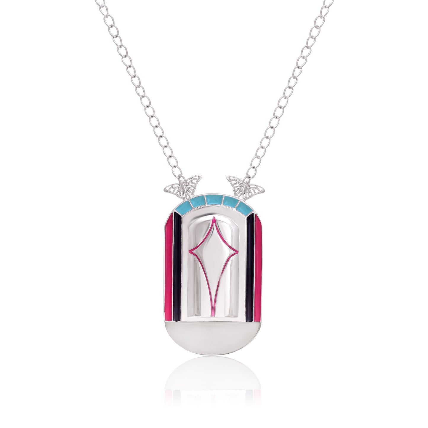 Butterfly in bloom pendant