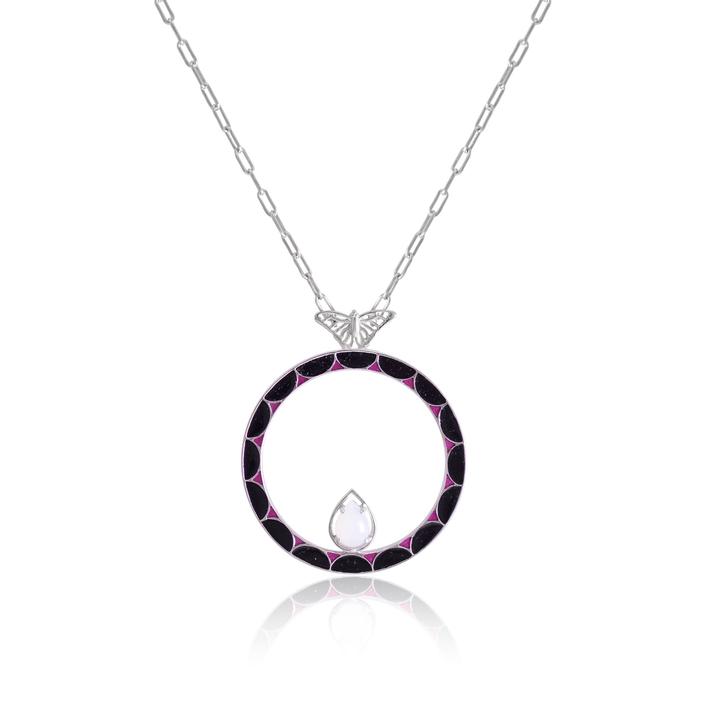 Celestial fire pendant