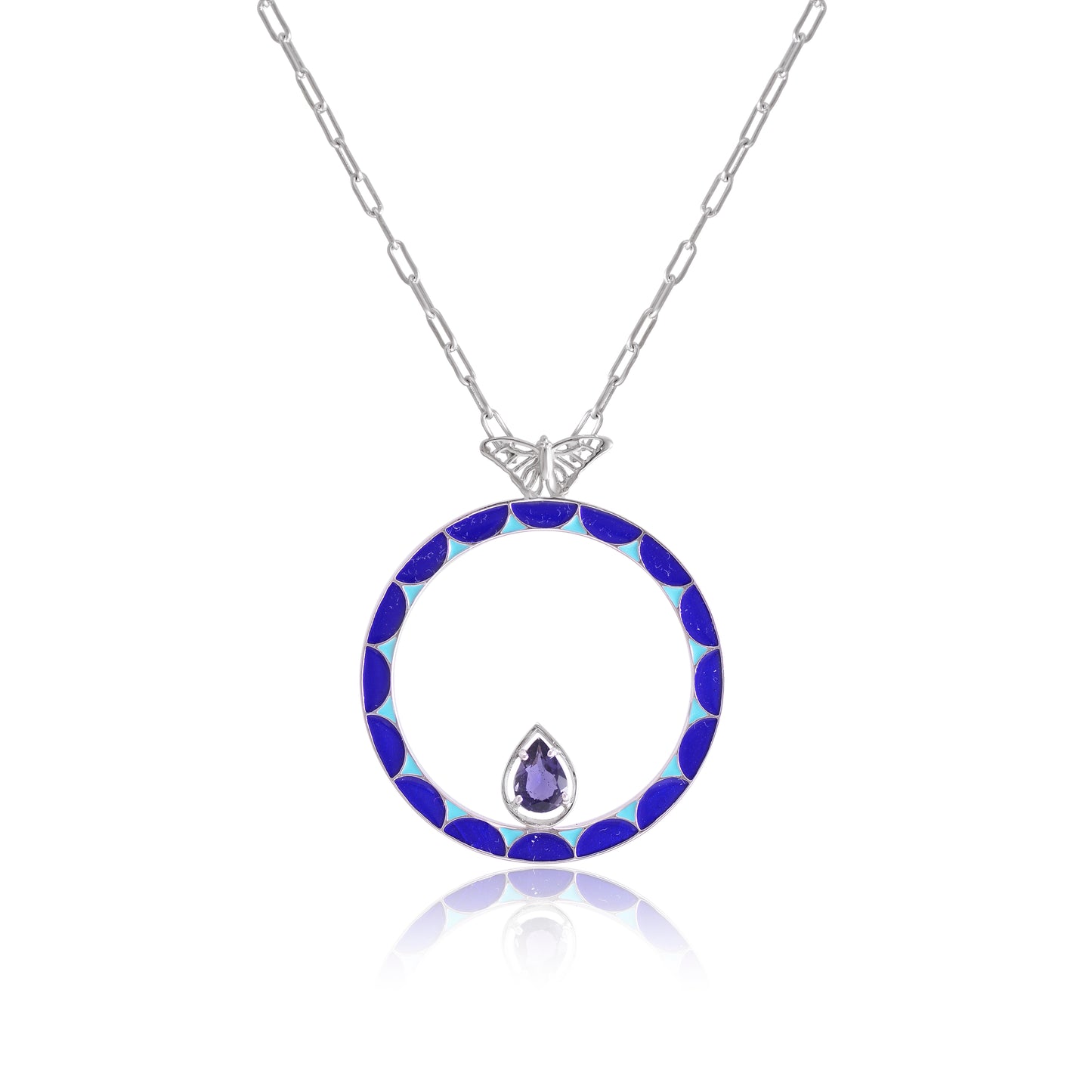 Celestial fire pendant
