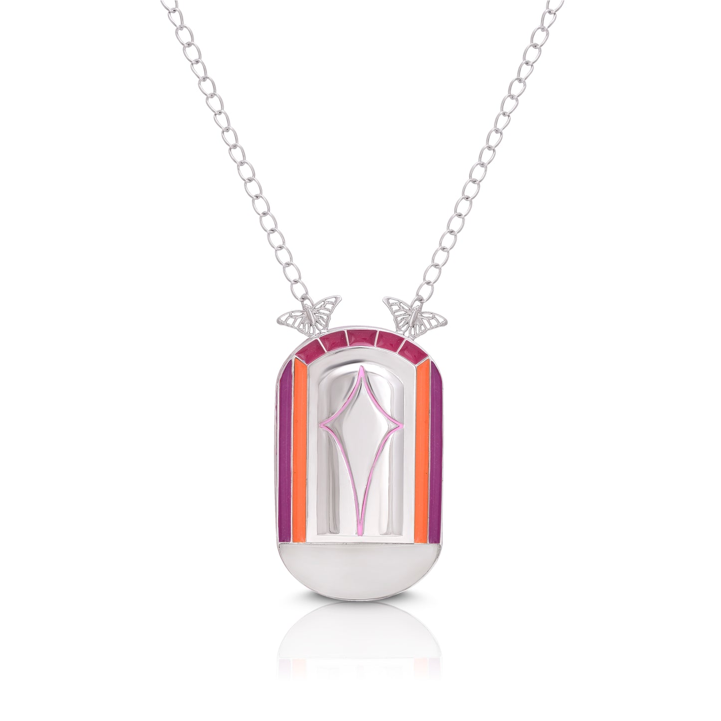 Butterfly in bloom pendant