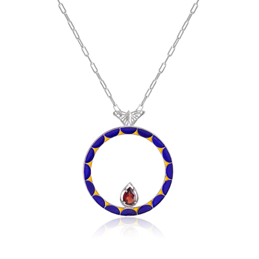 Celestial fire pendant