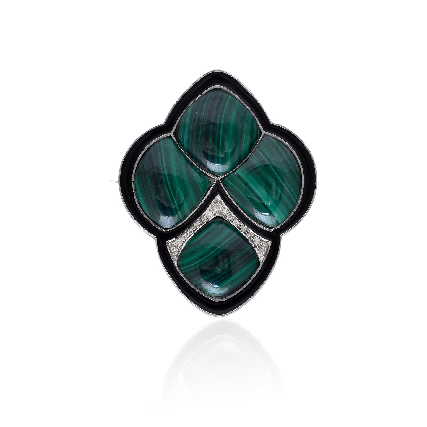 Quatrefoil brooch