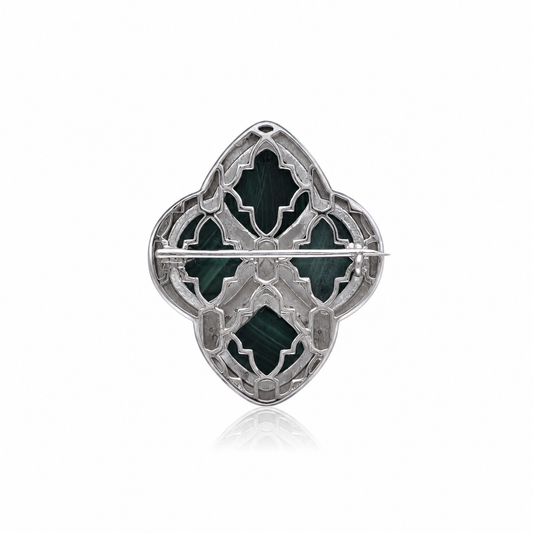 Quatrefoil brooch