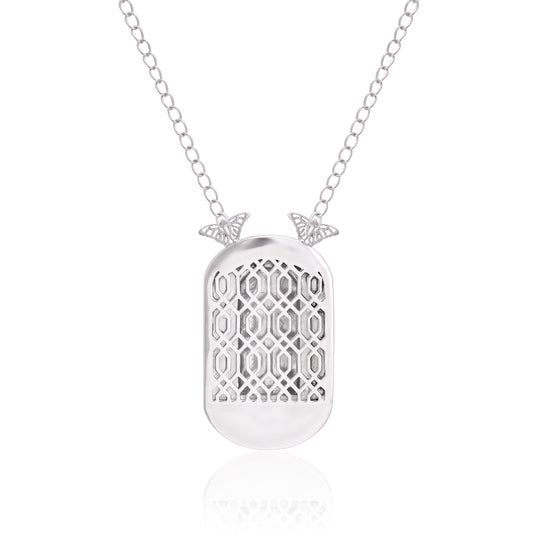 Butterfly in bloom pendant