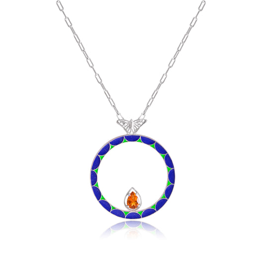 Celestial fire pendant