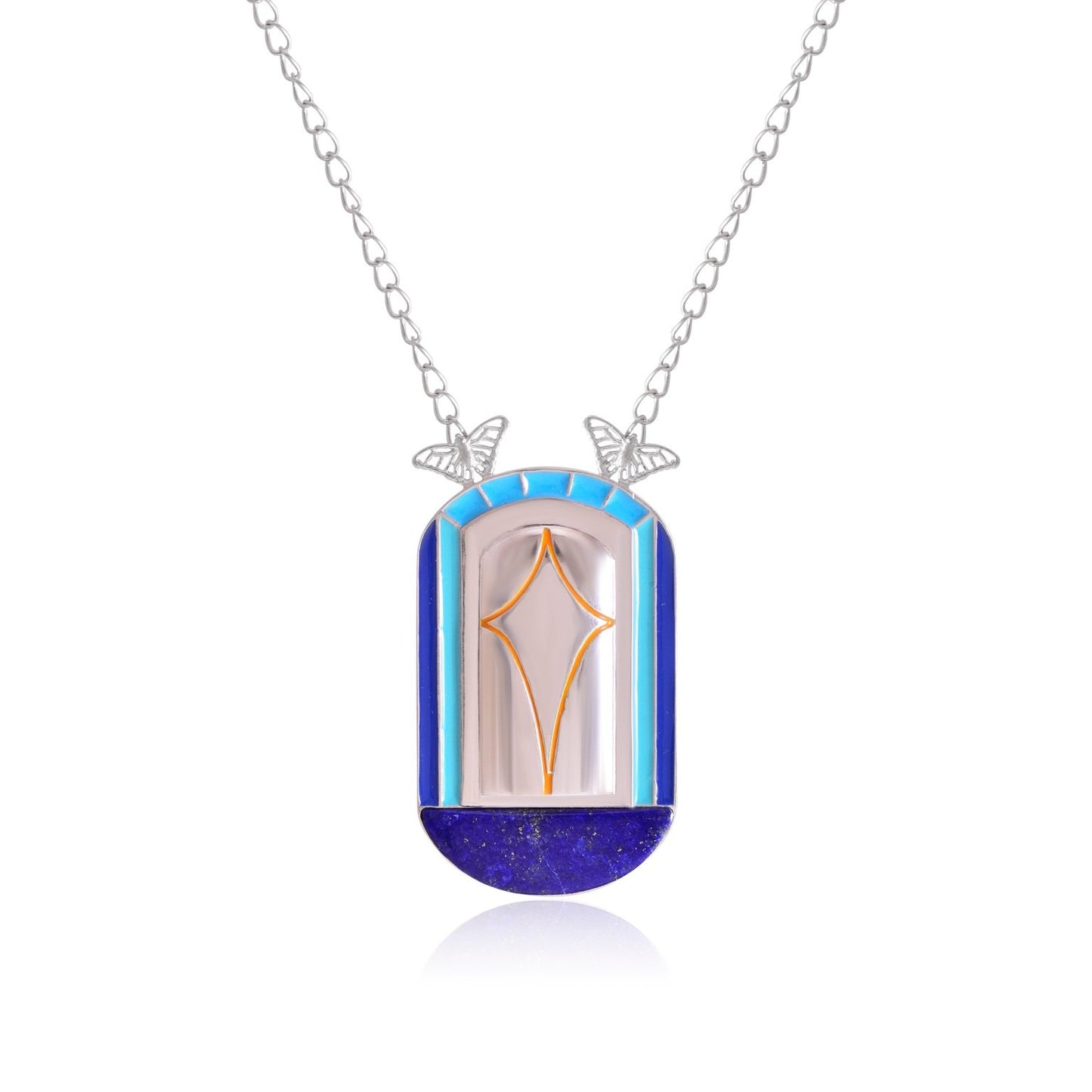 Butterfly in bloom pendant